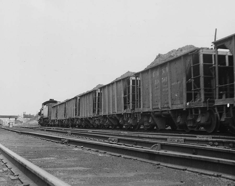 Chicago And North Western Ore Cars in Ish Michigan  Photograph by Chicago and North Western Historical Society