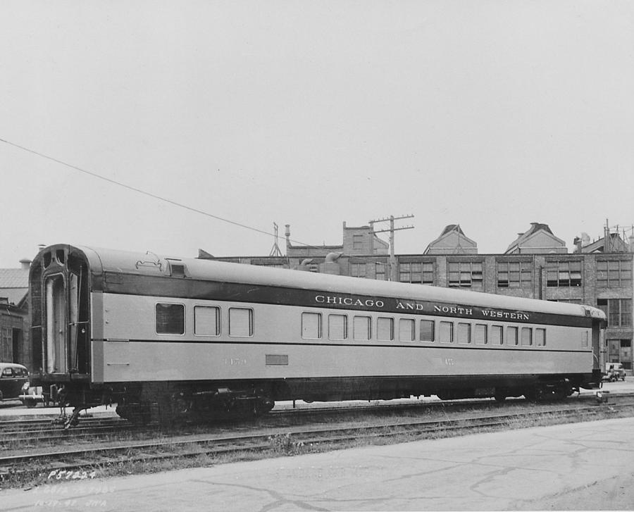 Chicago and North Western Passenger Car Photograph by Chicago and North Western Historical Society