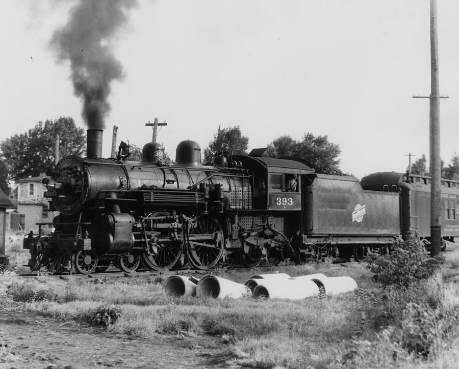 Steam Engine 393 Photograph by Chicago and North Western Historical Society