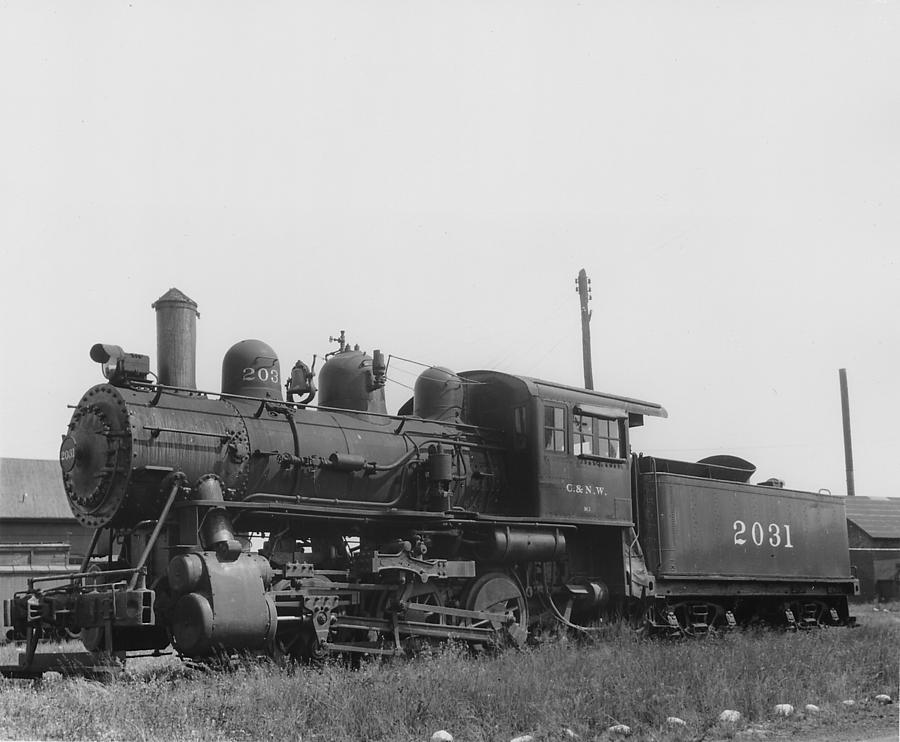 Steam Engine #2031 With Tender - 1939 Photograph by Chicago and North Western Historical Society
