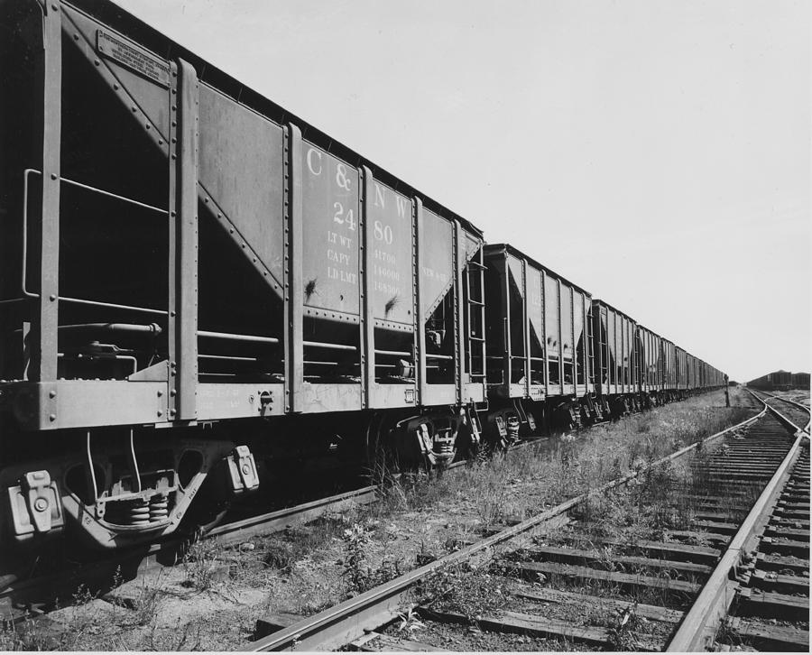 Ore Cars Ready to Roll Photograph by Chicago and North Western Historical Society 