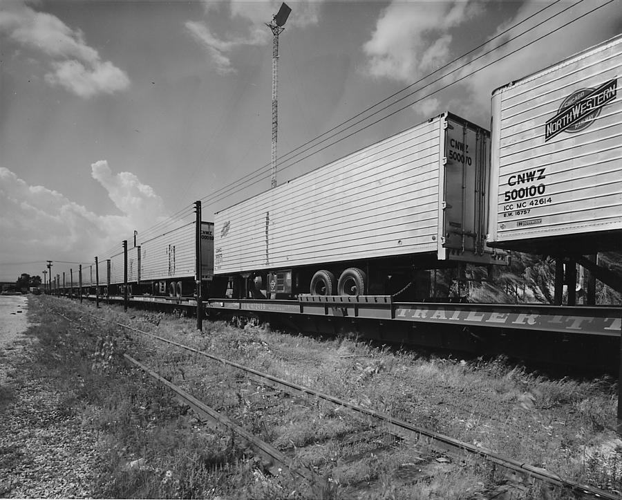 Chicago and North Western Train Chugs to Destination Photograph by Chicago and North Western Historical Society