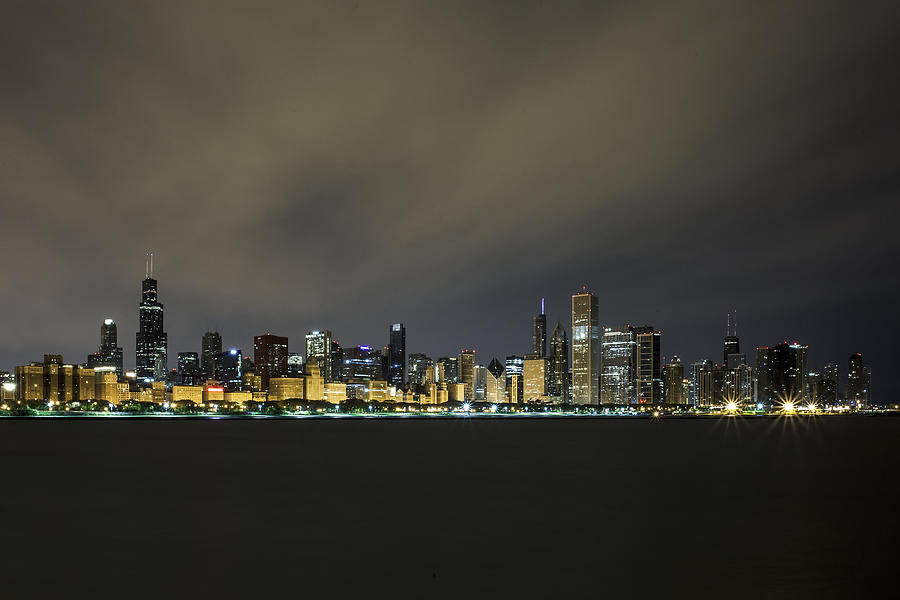 Chicago Photograph - Chicago At 4am by CJ Schmit