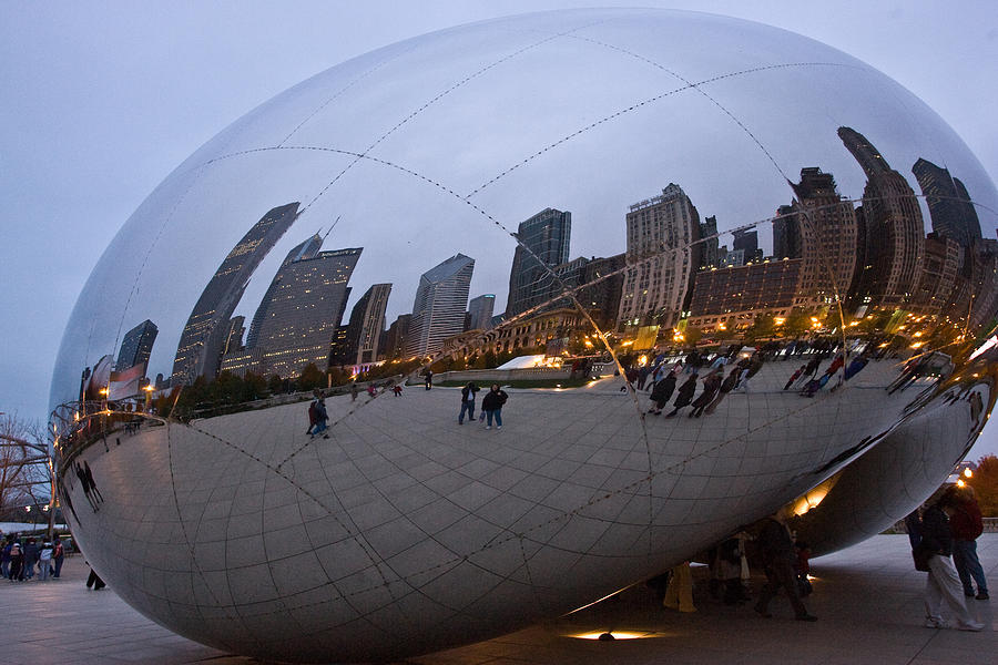 Chicago Photograph - Chicago Bean by Mark Currier