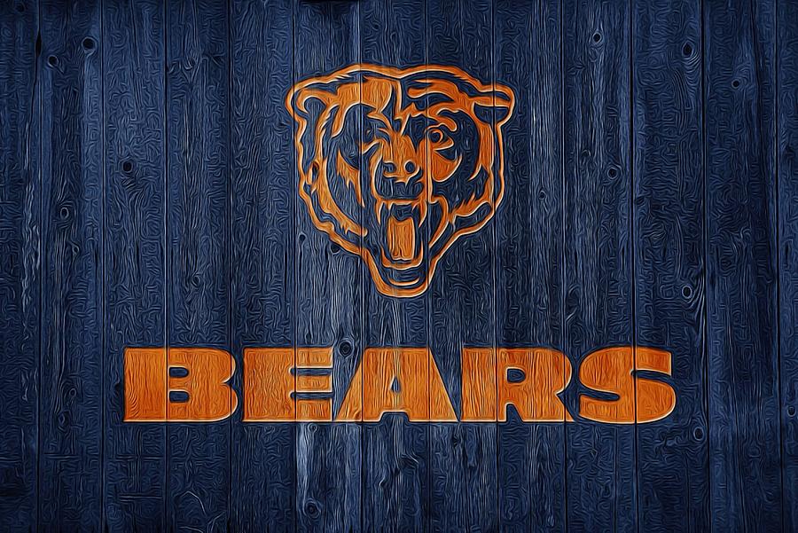 Chicago Bears Barn Door Digital Art by Dan Sproul