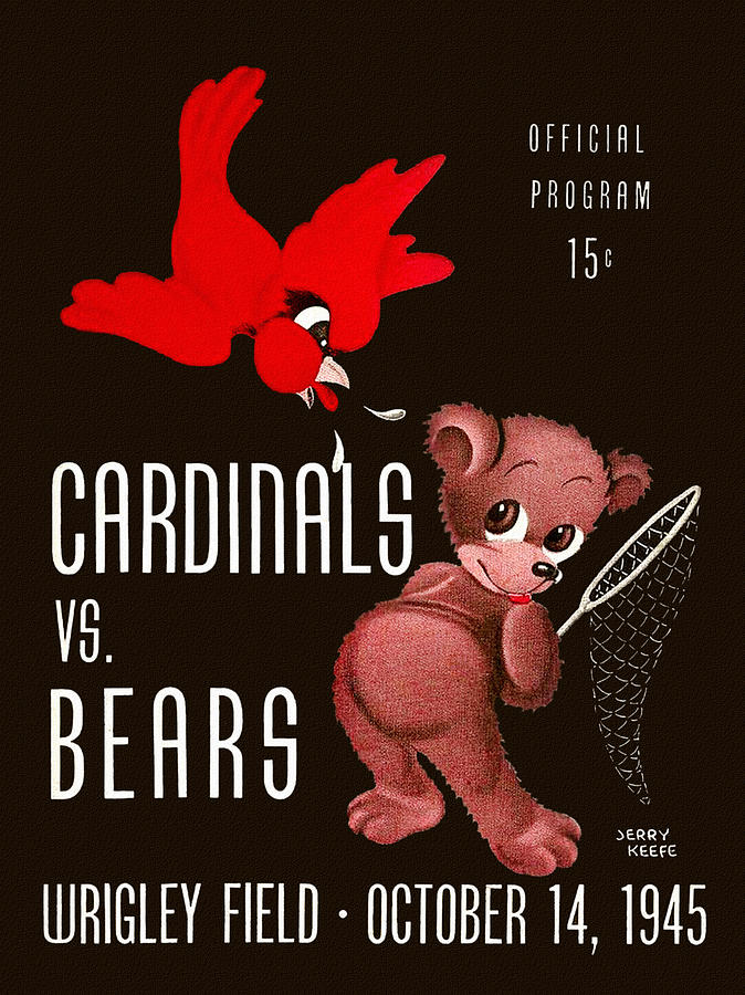 Chicago Bears vs Cardinals Football Program Painting by Big 88 Artworks -  Fine Art America