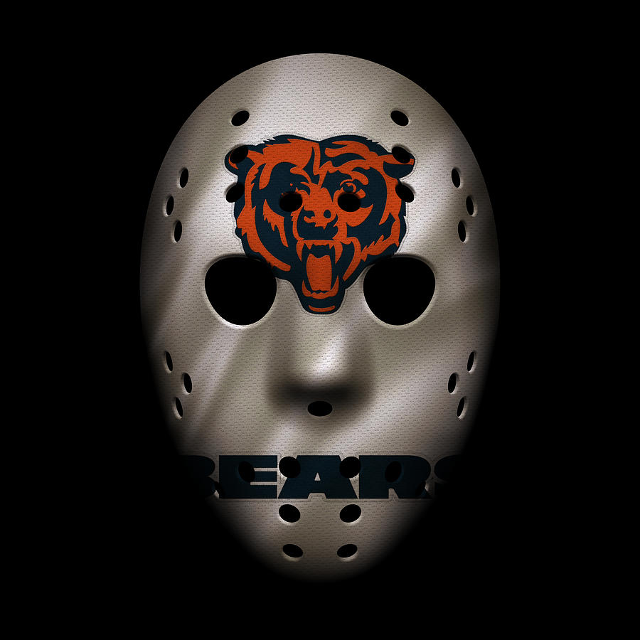 Chicago Bears War Mask 2 by Joe Hamilton