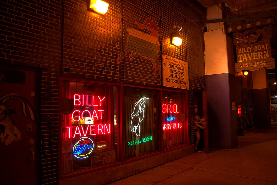 Chicago Billy Goat Tavern Photograph by Steven Richman