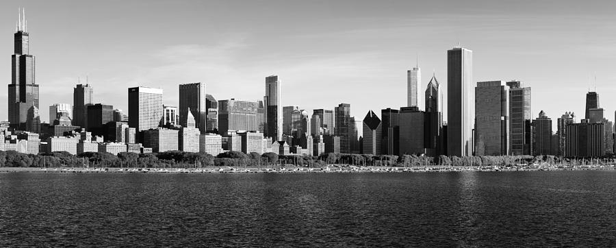 Chicago Photograph - Chicago Black and White by Donald Schwartz