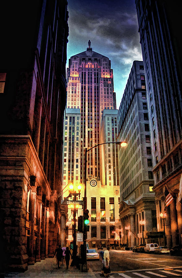 Chicago Board of Trade Painting by Christopher Arndt