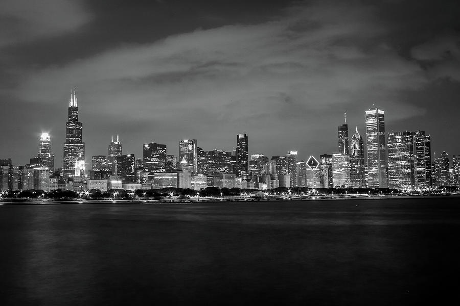 Chicago BW Photograph by Tony HUTSON - Fine Art America