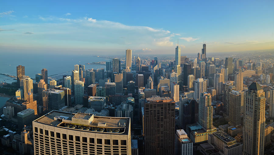 Chicago Cityscape Panorama Photograph by Kyle Hanson