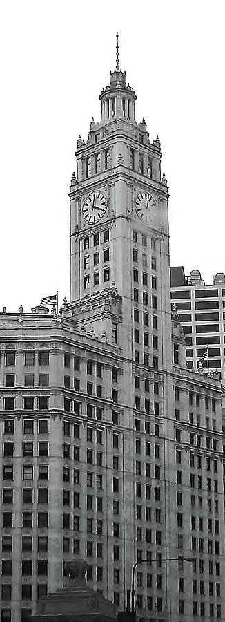 Chicago Clock Tower Photograph by Leslie Revels
