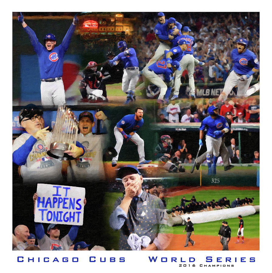 Chicago Cubs 2016 World Series Champions Kids Hoodie Sweatshirt
