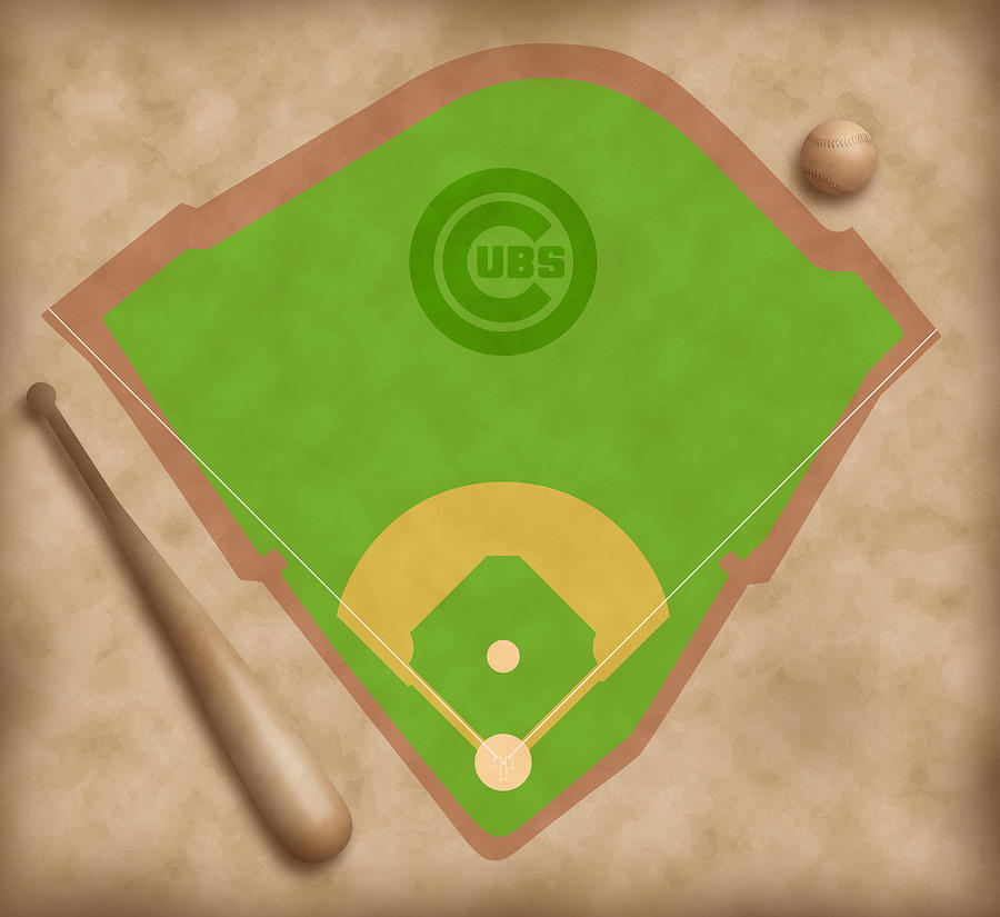Chicago Cubs Field Digital Art