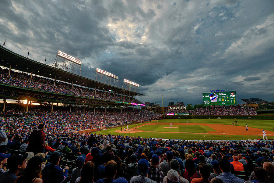 Chicago Cubs Wrigley Field 2 8287 Photograph by David Haskett II