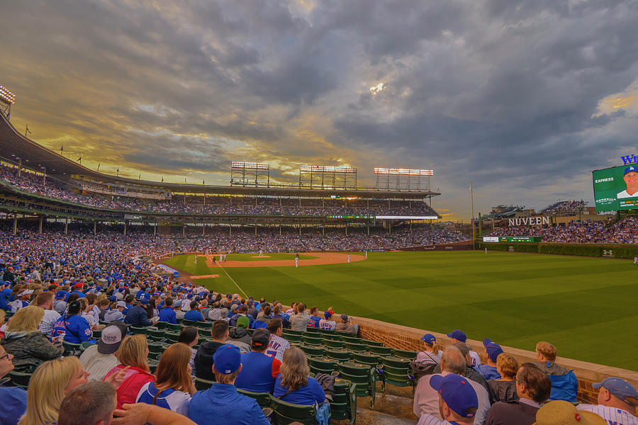 Chicago Cubs Wrigley Field 6 8252 Photograph by David Haskett II