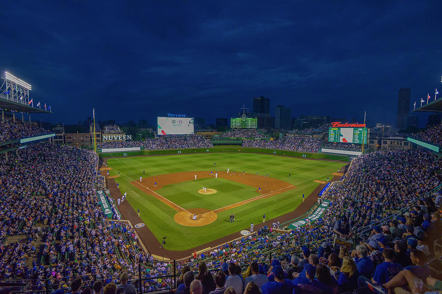 Chicago Cubs Wrigley Field 9 8357 Photograph by David Haskett II