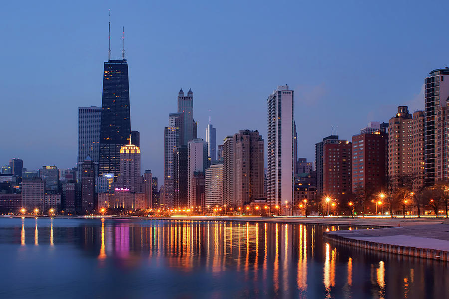 Chicago - Dawn - Cityscape  Photograph by Nikolyn McDonald