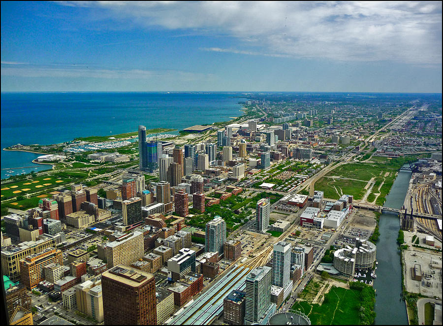 Chicago East View Photograph by Ginger Wakem
