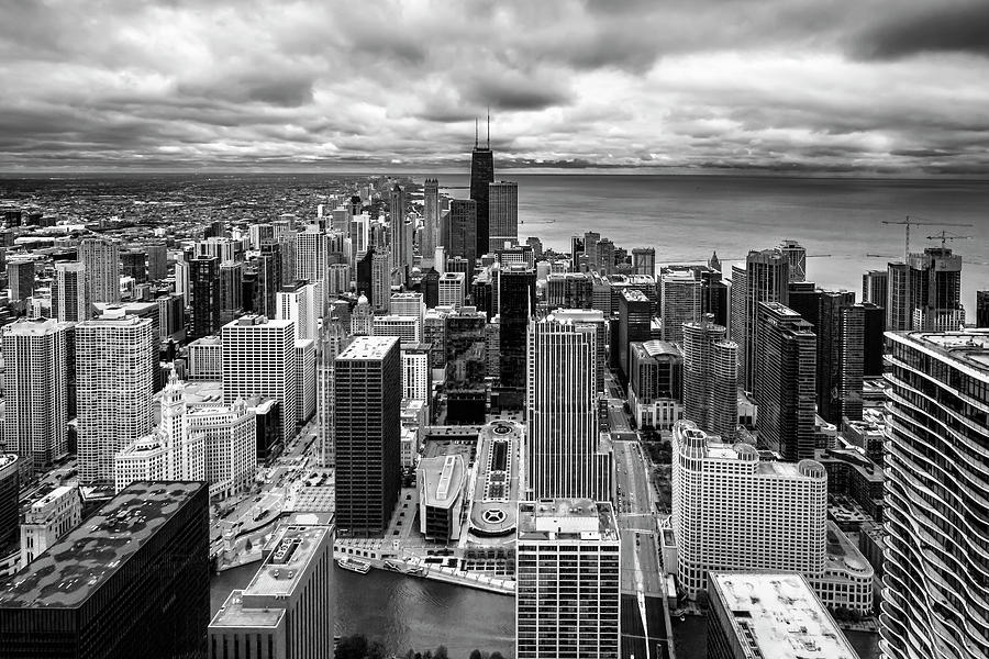 Chicago from the 70th floor Photograph by Sven Brogren