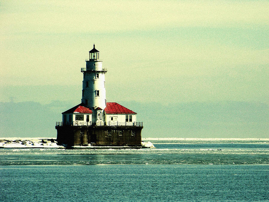 Chicago Photograph - Chicago Harbor Lighthouse by Kyle Hanson