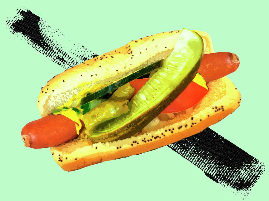 Chicago Hot Dog Photograph by Dominic Piperata