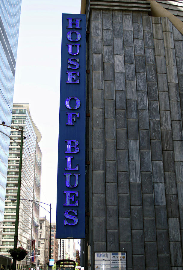 Chicago House Of Blues Signage Photograph by Thomas Woolworth