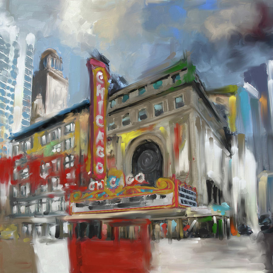 Chicago I 473 I Painting by Mawra Tahreem