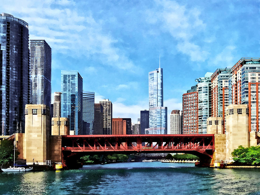 Chicago IL - Lake Shore Drive Bridge Photograph by Susan Savad