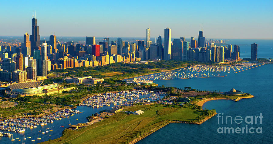 Chicago, Il Sunrise Photograph By Vito Palmisano - Fine Art America