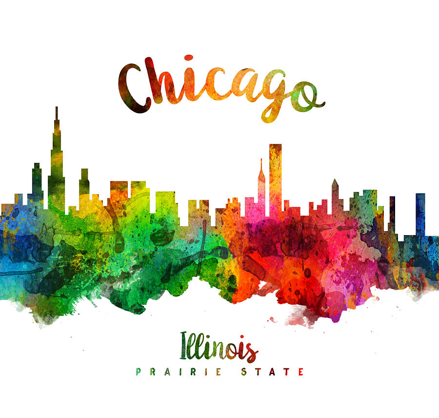 Chicago Painting - Chicago Illinois 24 by Aged Pixel