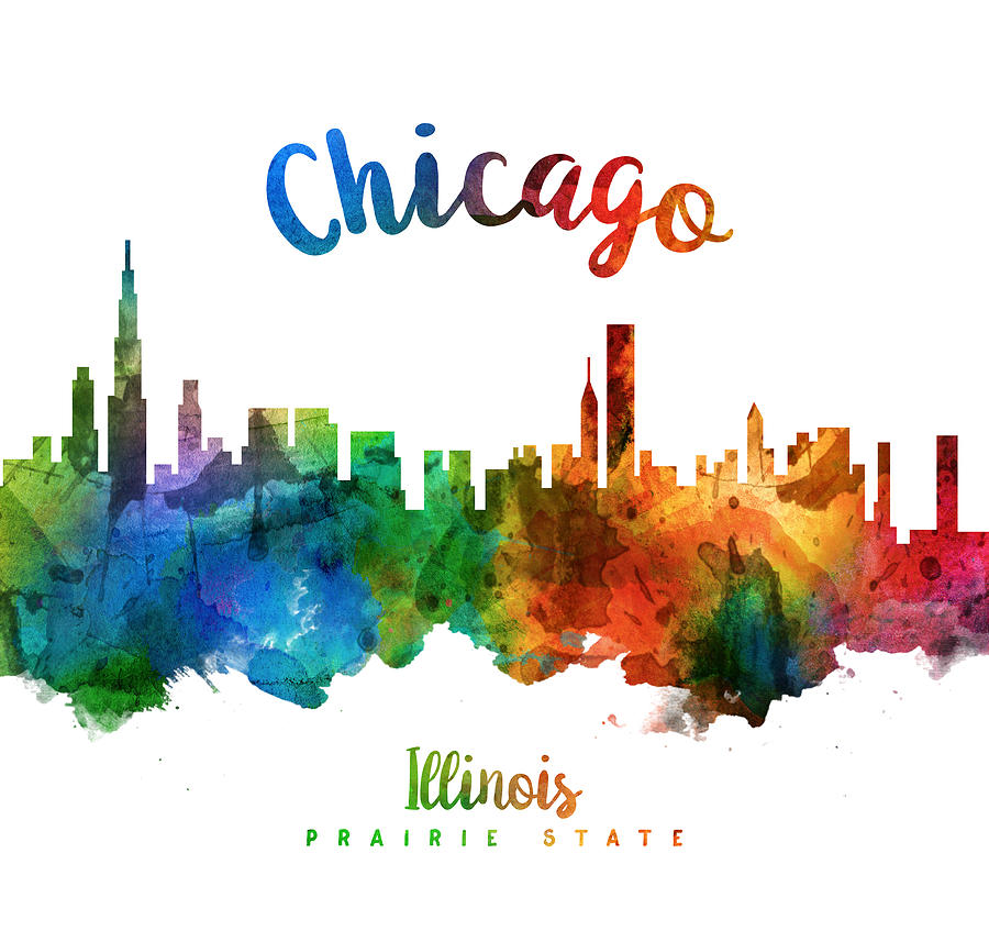 Chicago Painting - Chicago Illinois 25 by Aged Pixel