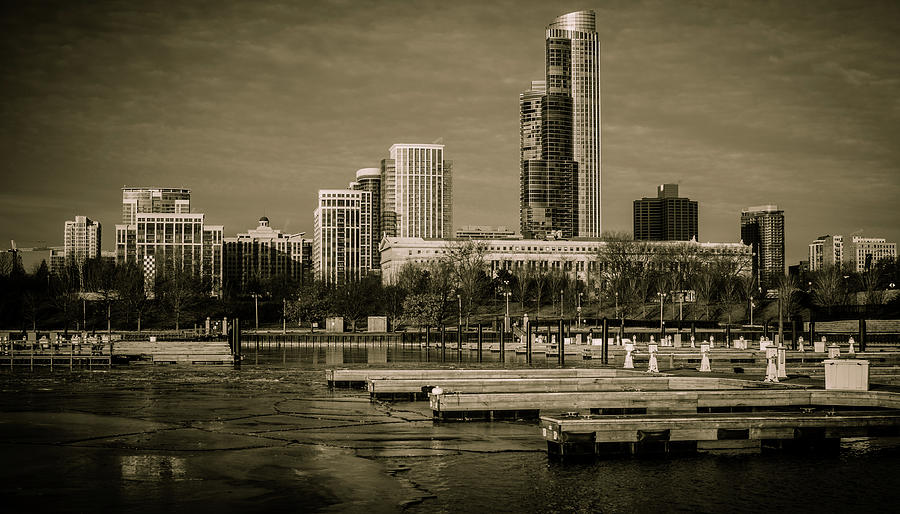 Chicago in February Photograph by Miguel Winterpacht