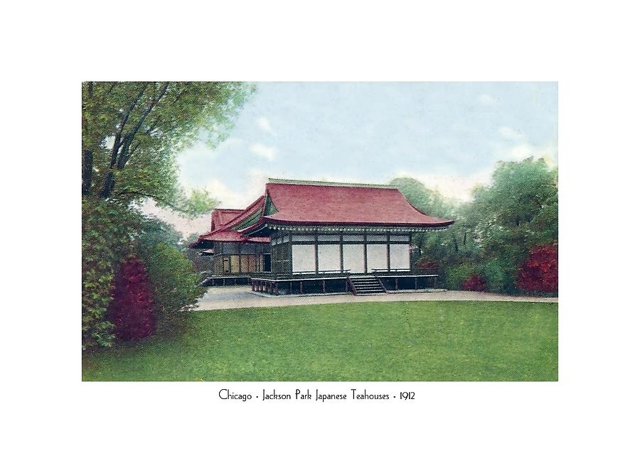 Chicago - Japanese Tea Houses - Jackson Park - 1912 Digital Art by John Madison