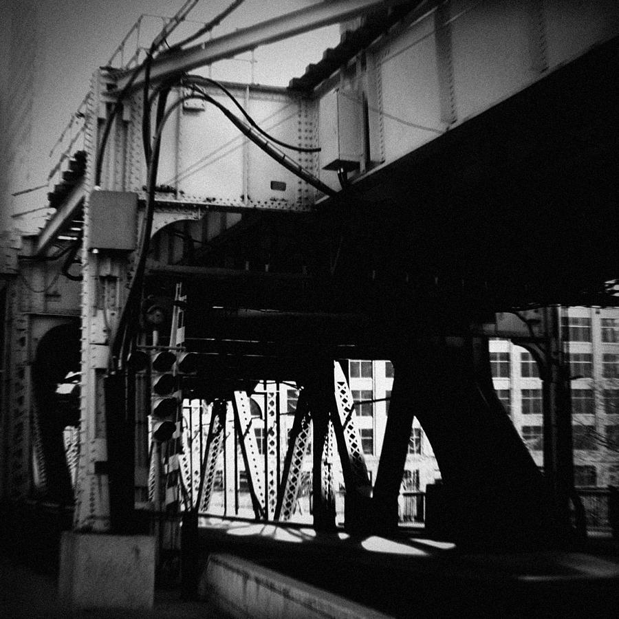 Chicago L Bridge Photograph by Kyle Hanson