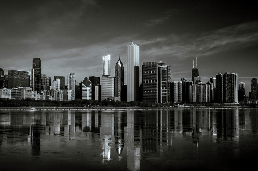 Chicago Lake Front Photograph by Miguel Winterpacht