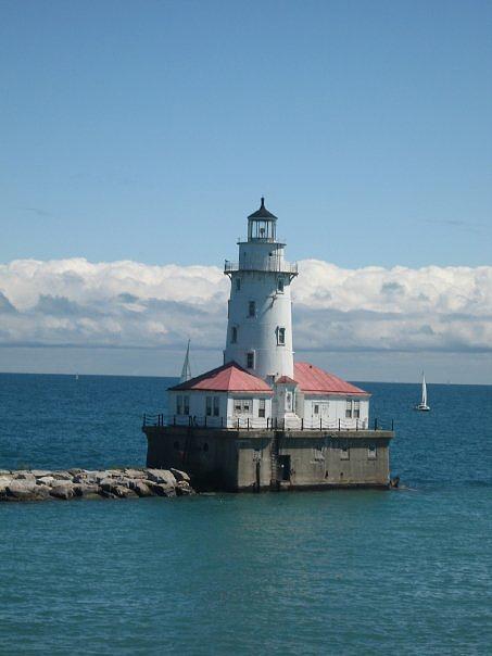 Chicago Lighthouse Photograph by Rosemary Babikan - Fine Art America