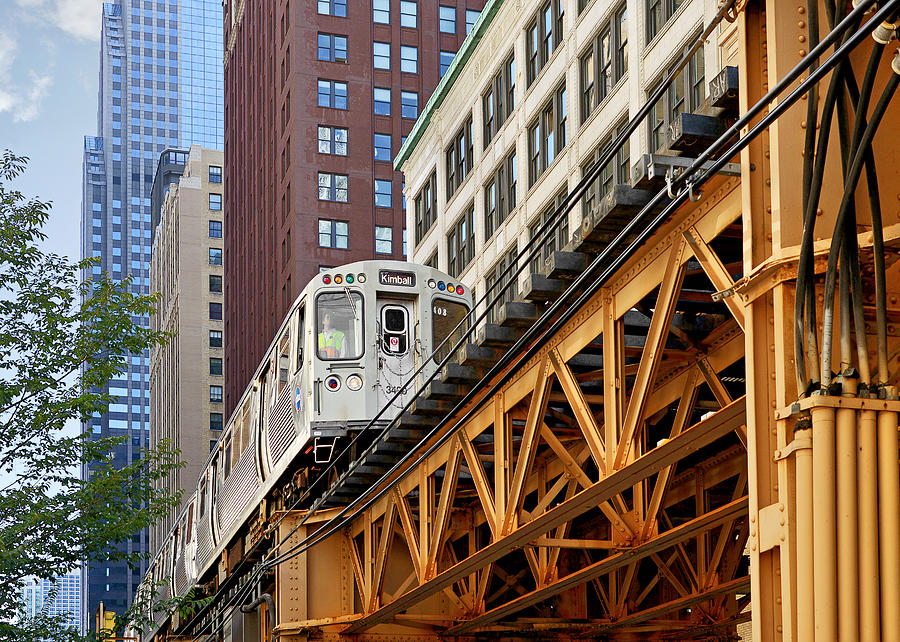Chicago Loop L Photograph by Alexandra Till
