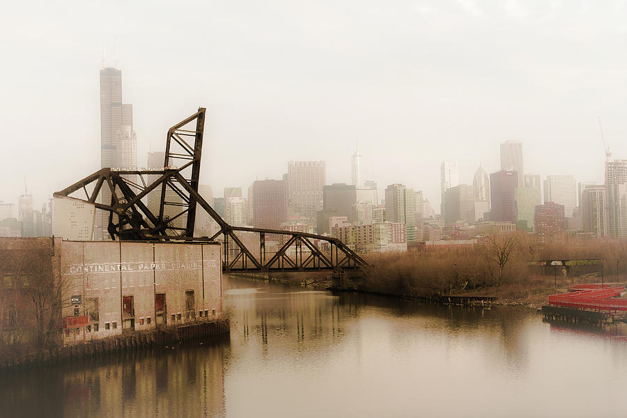 Chicago Mist Photograph by Tony HUTSON