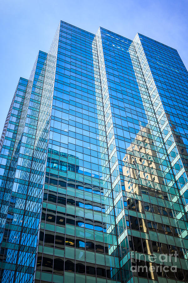 Chicago Modern Glass Office Building Architecture Photograph By Paul Velgos Pixels