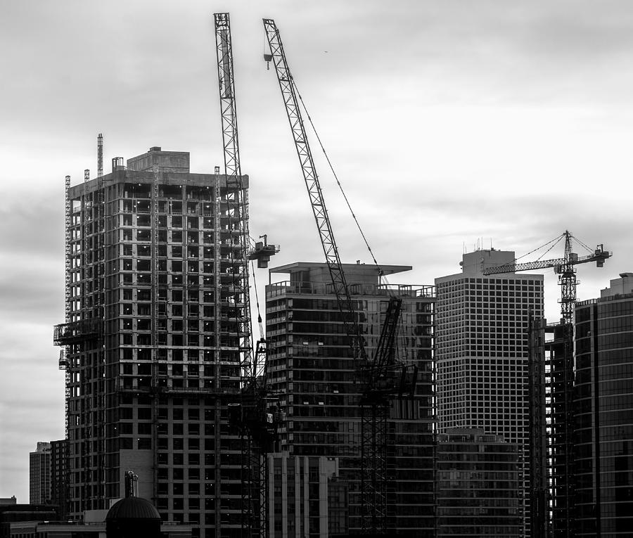 Chicago Morning Construction Photograph by Nisah Cheatham