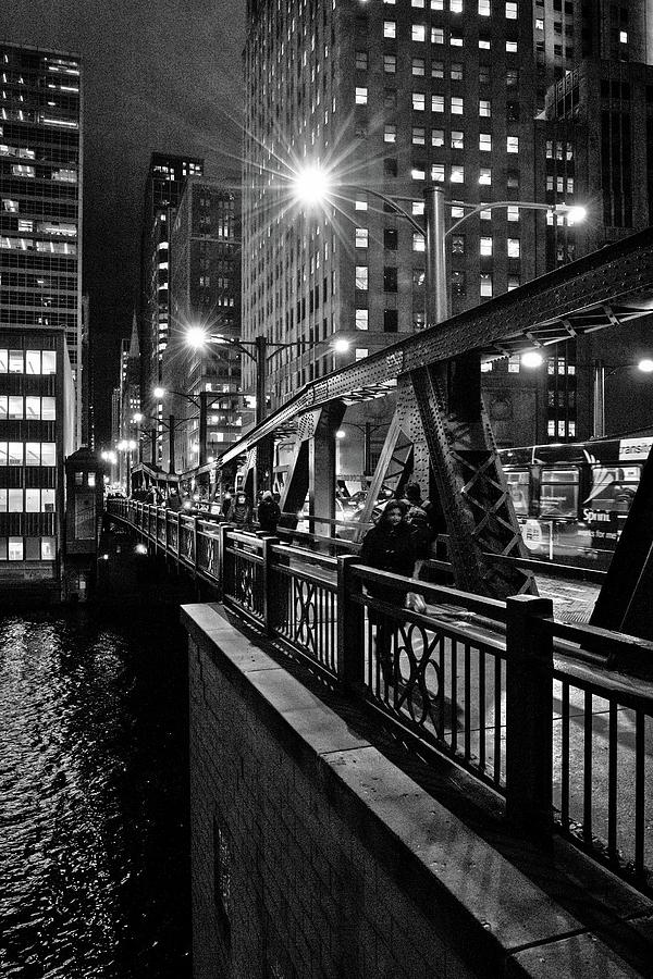 Chicago Nights Photograph by Linda Unger