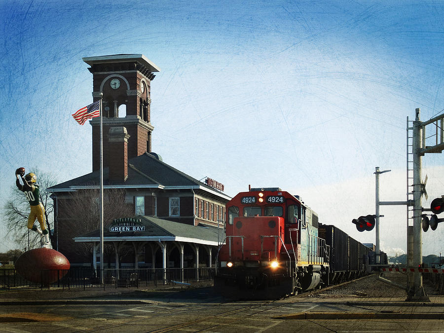 Chicago Northwestern Depot Today Photograph by David T Wilkinson