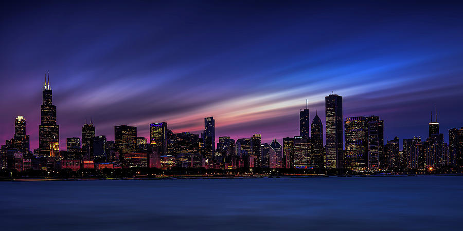 Chicago Panorama Photograph by Andrew Soundarajan