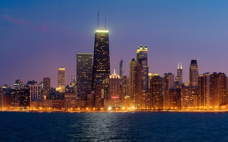 Chicago Photograph - Chicago Panorama by Donald Schwartz