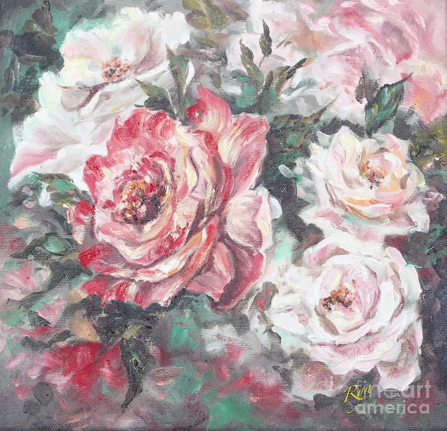 Chicago Peace and Seduction Roses Painting by Ryn Shell