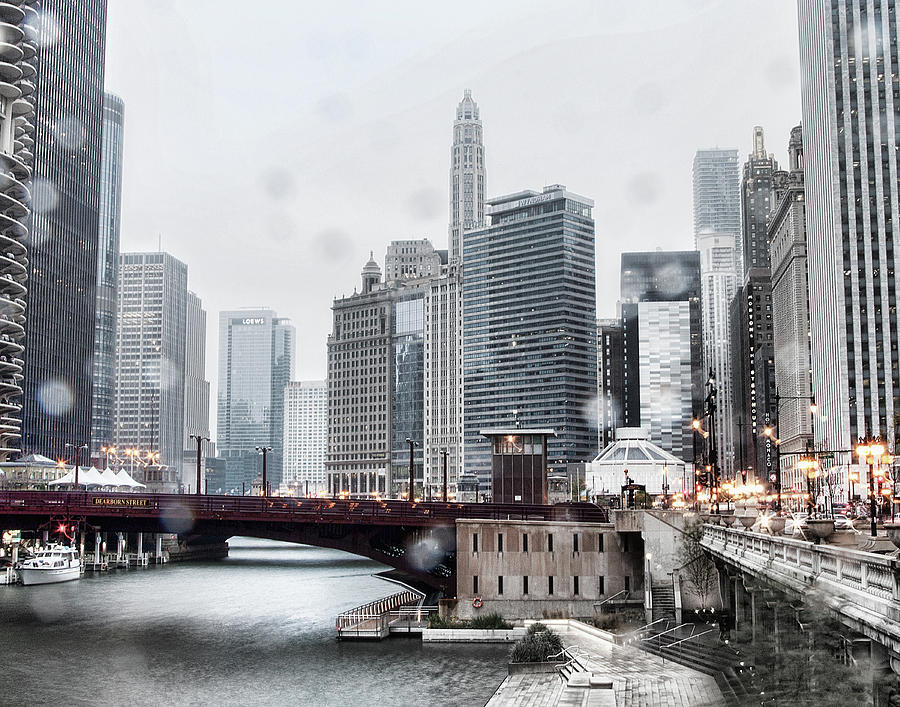 Chicago Rain Photograph by JoAnn Silva
