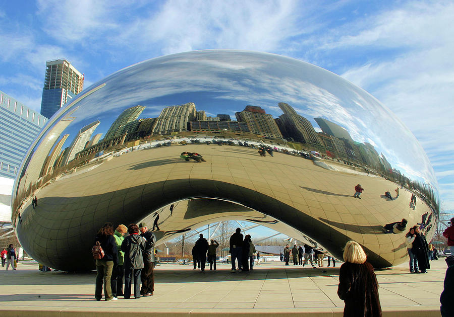 Chicago Photograph - Chicago Reflected by Kristin Elmquist