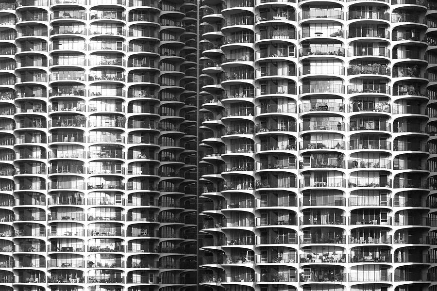 Chicago Residential Towers Photograph by Polly Castor